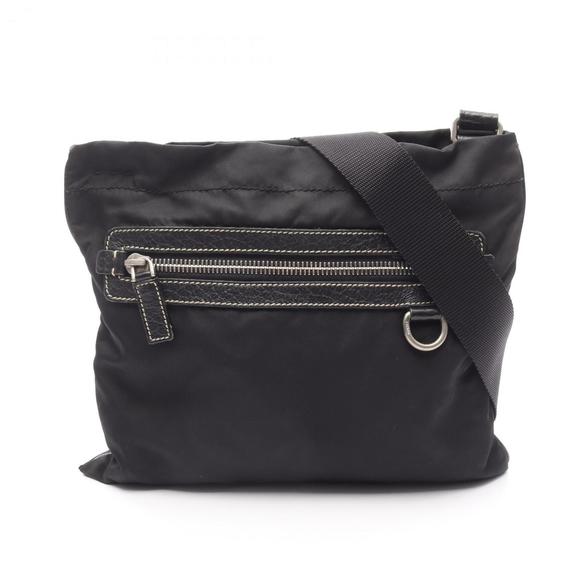 PRADA Black Leather Shoulder Bag - Picture 1 of 15